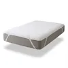 A mattress protector is shown on a mattress. Produktbild-Vorschau
