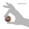 Aufkleber Fiat 3D Offizielles Logo Rot Vintage, 40 mm Produktbild-Vorschau 4