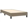 vidaXL Letto a molle con materasso Taupe 100x200 cm in Anteprima dell’immagine prodotto 3