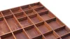 Woodweaver Holzregal Braun, 28 Fächer, 45x40x3,5cm | Produktbild-Vorschau 6