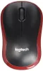 A top-down view of a Logitech M185 wireless mouse. Produktbild-Vorschau