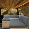Canapé-lit en L pour camping-cars, coussins, 1800 x 1200 Voir les images du produit 4