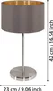 EGLO Tischlampe Maserlo, Textil Tischleuchte, Produktbild-Vorschau 3