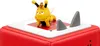 A close-up shot of a toy bee figure on a red and white electronic device. Produktbild-Vorschau