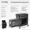 tectake® Werkzeugwagen Rollen Ø 100 mm Produktbild-Vorschau 5