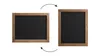 Lavagna nera da gesso in cornice di legno 50x40  cm Anteprima dell’immagine prodotto 6