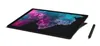 A black Microsoft Surface Pro 6 tablet with a stylus, displayed on a white background. Produktbild-Vorschau