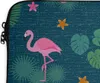 MuchoWow® Laptop Hülle 14 ZollFlamingo - Pflanzen - Muster Produktbild-Vorschau 3
