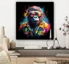 MuchoWow® - Leinwandbilder - Graffiti - Sommer - Affe - Produktbild-Vorschau 7