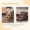 PawHut honden trap, 4 treden, afneembare bekleding, 44 cm, Productafbeelding-voorbeeld 5