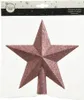 Christbaumspitze Stern mit Glitzer 19cm Kunststoff, Produktbild-Vorschau 2