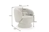 riess-ambiente Drehbarer Design Sessel BOSSA NOVA taupe Produktbild-Vorschau 9