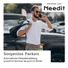 A man is standing next to a car, holding a bag and talking on the phone. The image has text overlays and branding. Náhľad obrázku produktu