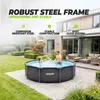 VirtuFit Rundpool Ø 244 x 76 cm Anthrazit – ohne Pumpe Produktbild-Vorschau 3