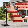 KM-Fit Basketballständer höhenverstellbar 110–210 cm, Produktbild-Vorschau 3