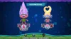 A video game customization screen showing two Trolls characters. Produktbild-Vorschau