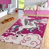 TT Home Kinderteppich Pink Fuchsia Das Fliegende Einhorn Produktbild-Vorschau 1