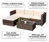 Mucola Gartenmöbel 5tlg. Gartenlounge Sitzgruppe Gartenset Produktbild-Vorschau 6
