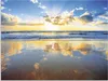 ARTland Wandbild Alu für Innen & Outdoor Sonnenaufgang über Produktbild-Vorschau 1