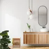 Relaxdays Košík na bielizeň so sedadlom, orechové drevo, Náhľad obrázku produktu 2