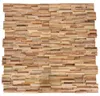 vidaXL 3D-Wandverkleidung 10 Stk. 1,08 m² Massivholz Teak Produktbild-Vorschau 5