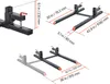 Diagrams showing dimensions of tractor attachment pallet forks. Náhľad obrázku produktu