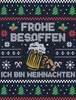 Frohe Besoffen Lustiger Weihnachtsspruch - Weihnachten Produktbild-Vorschau 3
