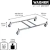 Pflanzenroller Wagner Sun City Stahl Ø 23 cm TK 100 kg grau Produktbild-Vorschau 7