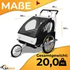 SAMAX Jogger 2v1 s přívěsem na kolo - v bílé/černé barvě - Náhled obrázku produktu 4