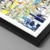 Gerahmtes Poster - Schwarzer Rahmen - Straße Graffiti Wand Produktbild-Vorschau 2