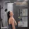 Homelody Duschsystem Thermostat Duschset Chrom 12" Produktbild-Vorschau 8