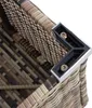 Rattanhocker Gartenhocker Hocker XXL Stuhl Polyrattan Produktbild-Vorschau 8