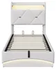 Lit rembourré INONEFT 90x200 cm avec sommier à lattes, lit Voir les images du produit 12