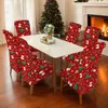 Weihnachtsstuhlabdeckung 6 STÜCKE Weihnachten Stuhlbezug Produktbild-Vorschau 9