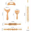 6-teiliges Holztherapie-Massagegerät, Massagegerät zur Produktbild-Vorschau 2