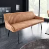 riess-ambiente Design Sitzbank TURIN 160cm braun schwarz Produktbild-Vorschau 1