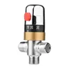 A close-up studio shot of a thermostatic temperature control valve. Náhled obrázku produktu