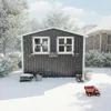 Abri de jardin en métal de 4,33 m² en tôle d'acier Voir les images du produit 2