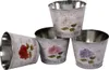 UNUS® Blumentopf Zink 4er Set  Übertopf Pflanztopf Produktbild-Vorschau 1