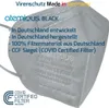 atemious PRO 2 BLACK FFP2 Maske – Schwarz, einzeln Produktbild-Vorschau 1