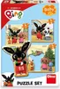 DINO Baby-Puzzle Bing und Freunde 3in1 (3,4,5 Teile) Produktbild-Vorschau 1