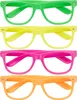 Relaxdays Partybrille 4er Set, lustige Brillen für Fasching Produktbild-Vorschau 1