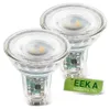 Briloner Set di 2 lampadine LED GU10, vetro, CEE A, luce Anteprima dell’immagine prodotto 1