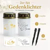 Solar-Grablichter 2er Set mit Erdspieß, wasserdichte Produktbild-Vorschau 2