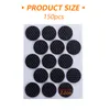 A collection of round, black, textured anti-slip pads arranged on a white background. Produktbild-Vorschau