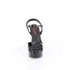 DOLLY-09 Damen Sandale von DemoniaCult, Schwarz Lack , EU Produktbild-Vorschau 3