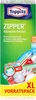 TOPPITS Allzweckbeutel mit Zipper 28 x 1 Liter transparent Produktbild-Vorschau 3