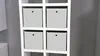 Faltbox 4er Set FLORI 1 in weiß mit Metallösen 32x32 cm Produktbild-Vorschau 5