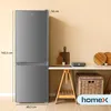 homeX Kühlschrank mit Gefrierfach | Kühl-Gefrierkombination Produktbild-Vorschau 3