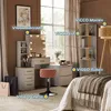 Coiffeuse Vicco Conrada Blanc/Sonoma 80cm avec éclairage Voir les images du produit 4